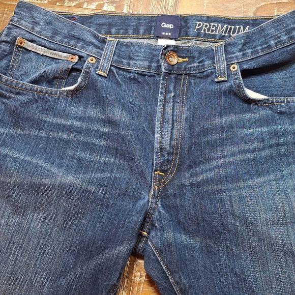 GAP Other - GAP Men’s Premium Boot‎ Fit Jeans 34x30 Blue Denim Classic Stretch Wiskering